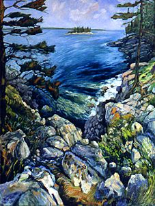 Little Island Between the Trees